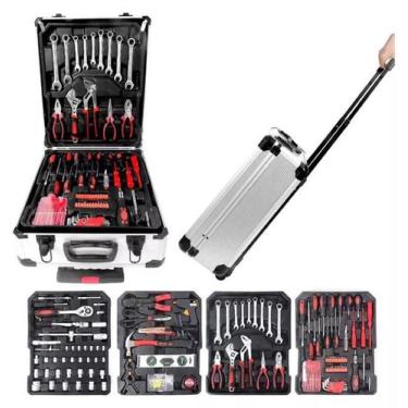 Imagem de Jogo Ferramentas Manuais C/ Maleta De Alumínio 186 Pçs - C1