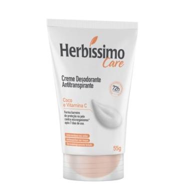 Imagem de Creme Desodorante Herbíssimo Coco e Vitamina C 55G - Dana - Dana Cosmé