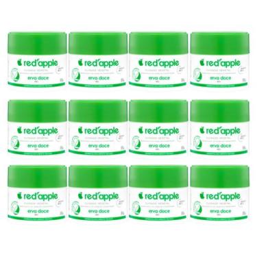 Imagem de Kit 12 Desodorante Em Creme Erva Doce 55G - Red Apple