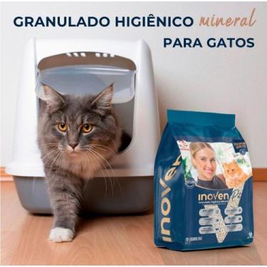 Imagem de Granulado Higiênico Mineral Inoven Pet  - Inoven Pet Wholepets