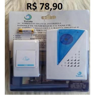 Imagem de Campainha Sem Fio 32 Toques Doorbell Wireless Residencial