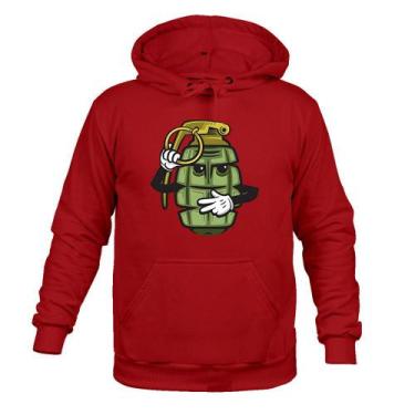 Imagem de Moletom 100% Algodão Canguru Granada - Surprass, Bordô, G