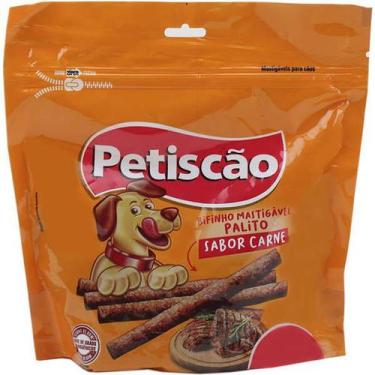 Imagem de Bifinho Palito Mastigável Petiscão Sabor Carne 500g
