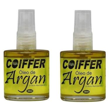 Imagem de Kit Com 2 Óleo De Argan Coiffer 30ml O Ouro Marroquino Anti Frizz Repa