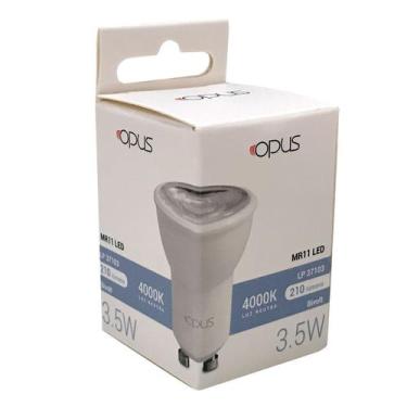Imagem de Lâmpada de Led  Mini Dicroica 3,5W 4000K GU10 Bivolt - Opus - LP37103