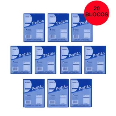 Imagem de Bloco Pedido 1/18 Tamoio 2 Vias Médio 50Fls 1009 C/20