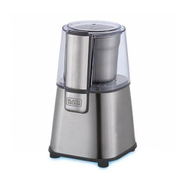 Imagem de Moedor de Café e Grãos em Inox MG200 Gourmand Gris Black Decker, 110V