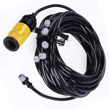 Imagem de Mangueira climatizadora Sistema Irrigacao Kit 3 Jardim Grama 10 M - AB