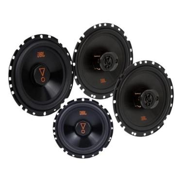 Imagem de Kit 2 Vias JBL 62VMS80 160W + Par Alto Falantes JBL 6  Triaxiais 6TRFX