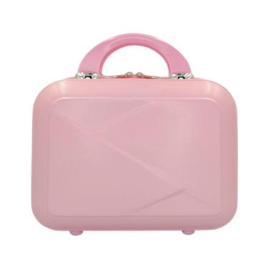 Imagem de Maleta Frasqueira De Mão Em Abs Viagem Reforçada D-20 - Bqueen, Rosa 3