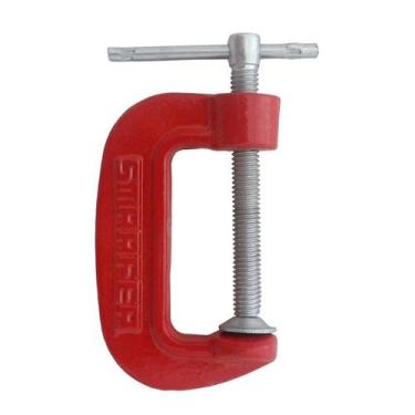 Imagem de Grampo Comum Tipo C 2" Starfer, Vermelho