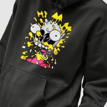 Imagem de Blusa Moletom Genuine Grit Masculino Estampado Algodão 30.1 Simpsons B