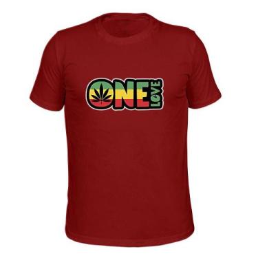 Imagem de Camiseta Plus Size Várias Cores Malha 30.1 One Love - Surprass, Bordô,