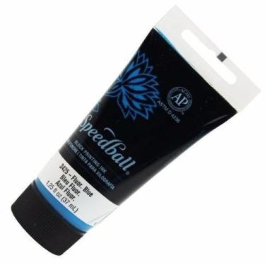 Imagem de Tinta Xilogravura 37ml Speedball 3425 Azul Fluorescente, Fluorescent