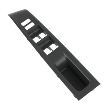 Imagem de RADHLBNIU Painel de interruptor de janela lateral esquerda do motorista dianteiro acabamento de moldura compatível com Toyota Yaris L LE SE 2012-2014 2 portas/4 portas substitui # 74232-52550-C0