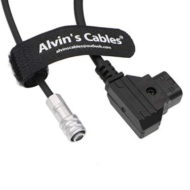 Imagem de Alvin's Cables Cabo de alimentação BMPCC 4K para Safe D-Tap para câmera Blackmagic Pocket Cinema 4K Gold Mount V-Mount Bateria Weipu 2 pinos fêmea para P-Tap