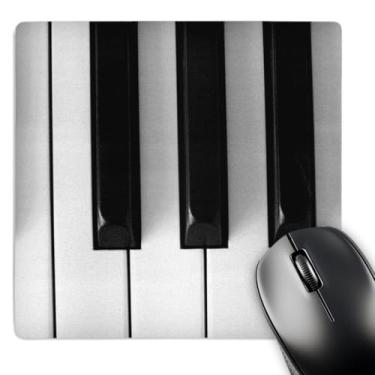 Imagem de 3dRose Mouse pad LLC 20 x 20 x 0,63 cm, teclas de piano (mp_29776_1)