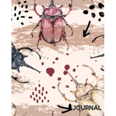 Imagem de Scarab Beetle Journal: Large 240 page 8x10 Journal Notebook for Home School Office