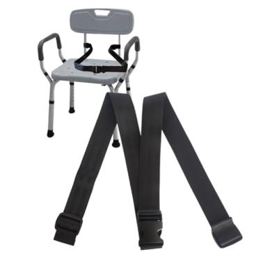 Imagem de nsgglecher Assento de Cadeira de Banho para Idosos com Cinto Antiderrapante, Adequado para A Maioria Das Cadeiras de Banho, Cadeira de Rodas, Fornecedor de Cuidados para Deficientes, Acamados, Grávida