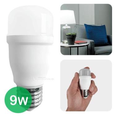 Imagem de Lâmpada LED Bulbo 9W E27 6500K Branco-Frio Compacta e de Alto Desempen