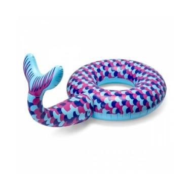 Imagem de Boia Cauda De Sereia Inflável Para Piscina 1,75 X 1,10 Cm