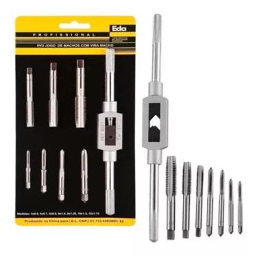 Imagem de Macho com vira macho jogo com 8 peças 9VD - Importadora Eda