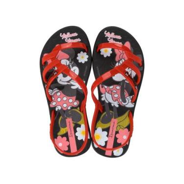 Imagem de Sandália Infantil Menina Ipanema Kids Disney Carinho, Preto, 31