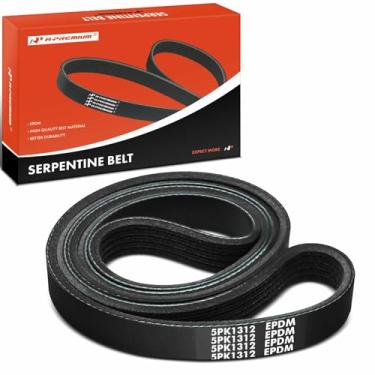 Imagem de A-Premium Correia de substituição para Mitsubishi Mirage 2000-2002 Mazda RX-7 1993-1995 Serpentina, 1.3L 1.8L 2.0L