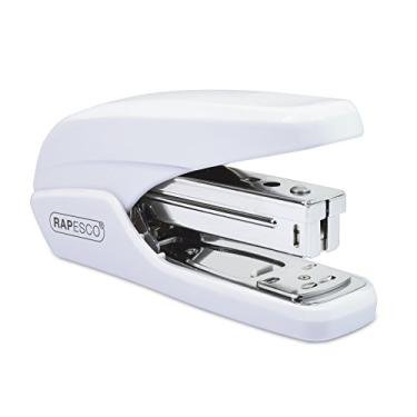 Imagem de Rapesco Grampeador de menos esforço X5-25ps, capacidade para 25 folhas (branco) (1311)