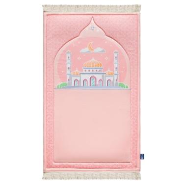 Imagem de East West Souk Tapete de oração júnior – Conforto acolchoado (Rosette Sky)