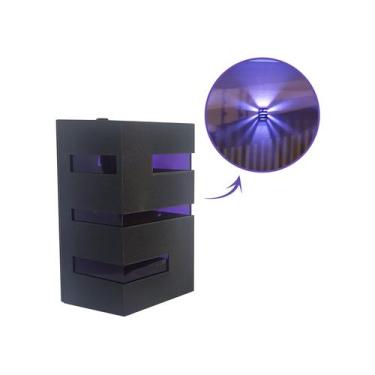 Imagem de Kit com 2 Arandela de Parede + Lente Colorida Com Lâmpada Led - Metais