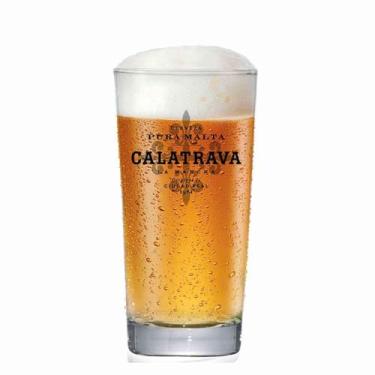 Imagem de Ruvolo, Copo de Cerveja Concord Tumbler, Copo de Cristal Decorado, 270ml