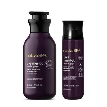 Imagem de Combo Nativa Spa Uva Merlot: Loção Corporal 400ml + Body Splash 200ml