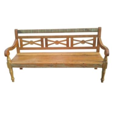 Imagem de Banco Rústico Sheila Em Madeira De Demolição - 1458