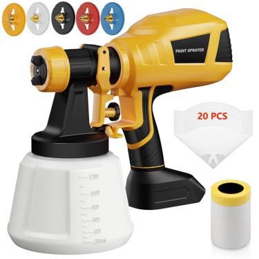 Imagem de Pulverizador de tinta sem fio Houselife compatível com Dewalt 20V
