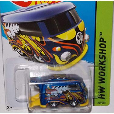 Imagem de 2014 Hot Wheels Blue Volkswagen Kool Kombi 201/250 HW WORKSHOP HW Garage