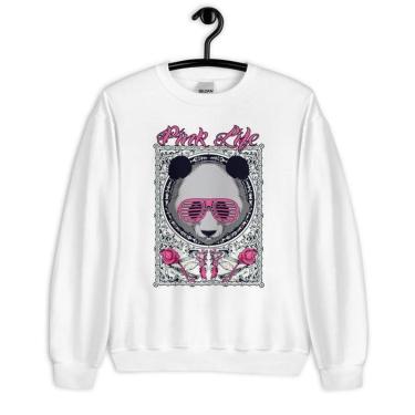 Imagem de Moletom Blusão Unissex Panda Pink Life-Unissex