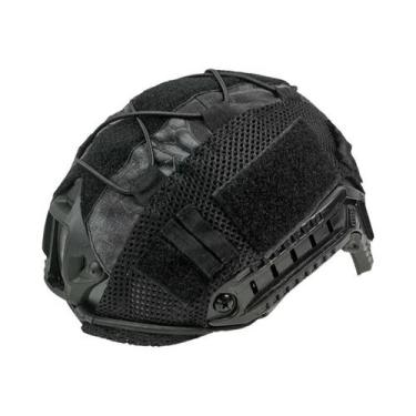 Imagem de Capacete Airsoft e Paintball com Rede de Ciclismo - Acessório de Prote