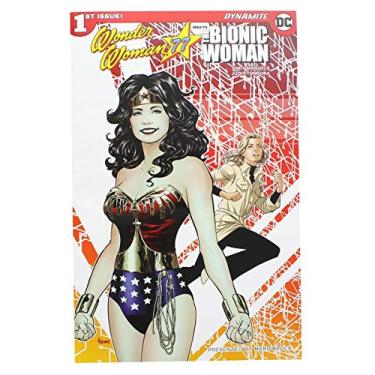 Imagem de Wonder Woman '77 Meets The Bionic Woman #1 – Capa variante exclusiva de quadrinhos