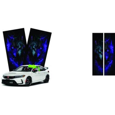Imagem de Adesivo Personalizado Para Coluna Porta Carro Decorativo 251 - Resitan