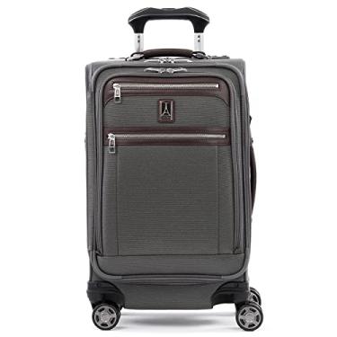 Imagem de Travelpro Platinum Elite-Softside Mala expansível com rodinhas, Platinum Elite – Mala com rodinhas expansíveis Softside, Cinza vintage, Carry-On 21-Inch