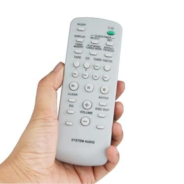 Imagem de Controle remoto de substituição para sistema de componentes micro Hi-Fi Sony RM-SC30 A1108432A A1108432B RM-SC3 147851821 CMT-CP555 CMT-CPX22