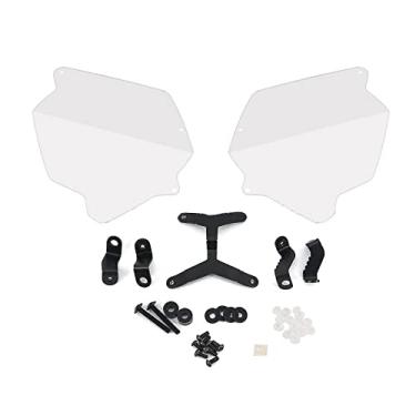 Imagem de Acc-Creativity Protetor de lâmpada frontal de acrílico compatível com Triumph Tiger 800 2011-2018 1200 Explorer2015-2017