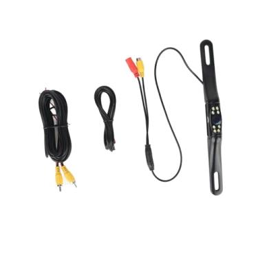 Imagem de Câmera de visualização traseira do carro universal 170 ° Câmera de estacionamento de backup de larga angular com 8 LED Night Vision IP68 à prova d'água para todos os veículos