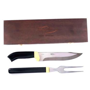 Imagem de Kit Churrasco Arkhip Churra Grill 8'' Cabo Acrílico Caixa