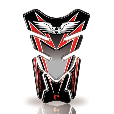 Imagem de Protetor De Tanque Adesivo Moto Honda -Motosport Vermelho