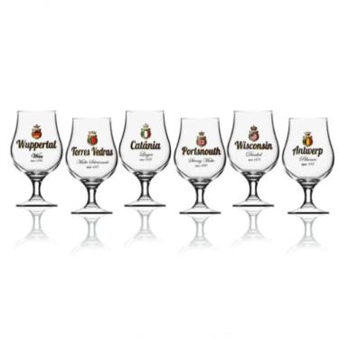 Imagem de Conjunto Com 6 Taças 330ml Premium Floripa Wuppertal Gold