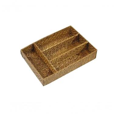 Imagem de Porta Talheres Em Bambu E Rattan