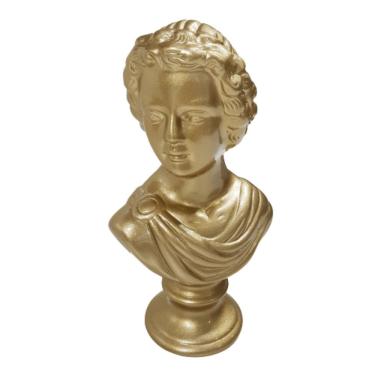 Imagem de Busto Feminino Dourado 25cm X 14cm X 14cm