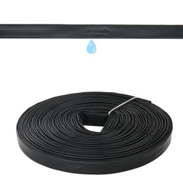 Imagem de Fita de gotejamento de 30,5 m 5/20.3 cm, espaçamento de irrigação de 15 cm, linha de irrigação de 8 mil, equipamento de irrigação automática para jardim, flor, pátio, gramado - taxa de fluxo de 0,53